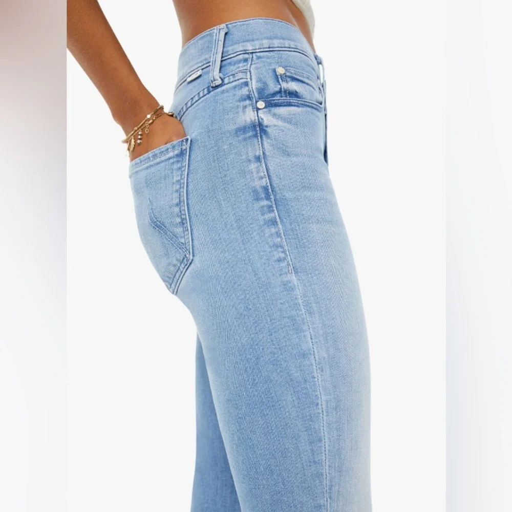 NWT Mother Jeans - The Mid Rise Dazzler Crop Fray - Picture 4 of 5